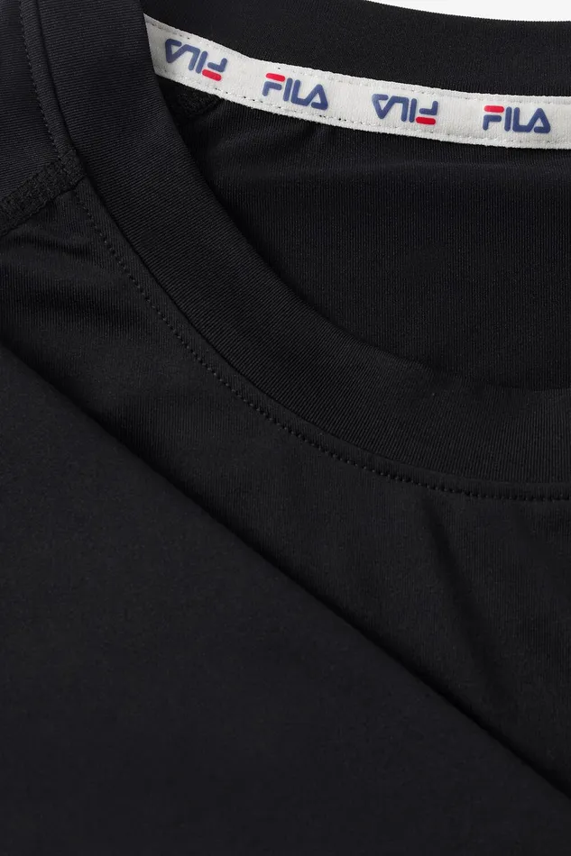 Tops and TShirts Men Fila Short Sleeve Crewneck 001 Black