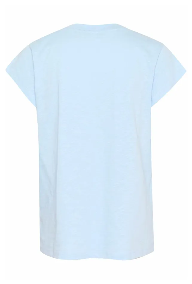 Tops and TShirts Women CULTURE CUbiana Tshirt Cashmere Blue