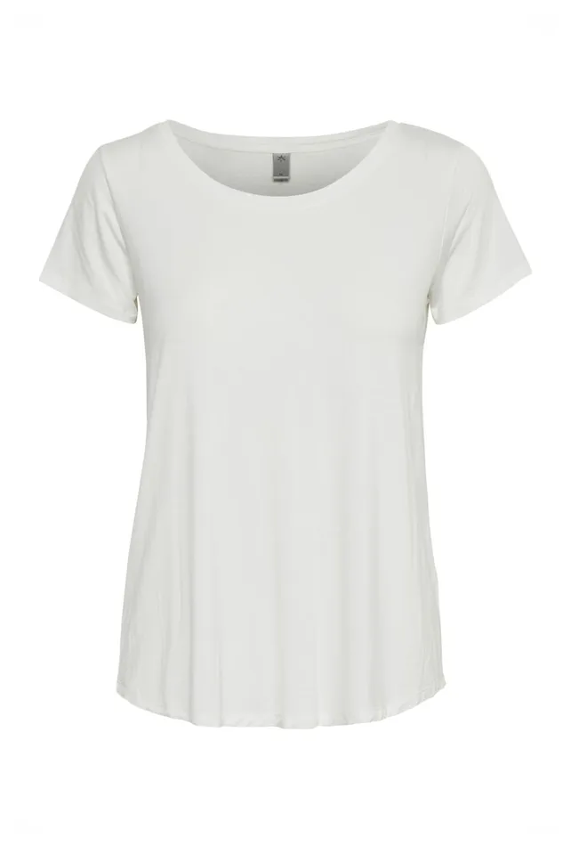 Tops and TShirts Women CULTURE CUpoppy Tshirt Spring Gardenia