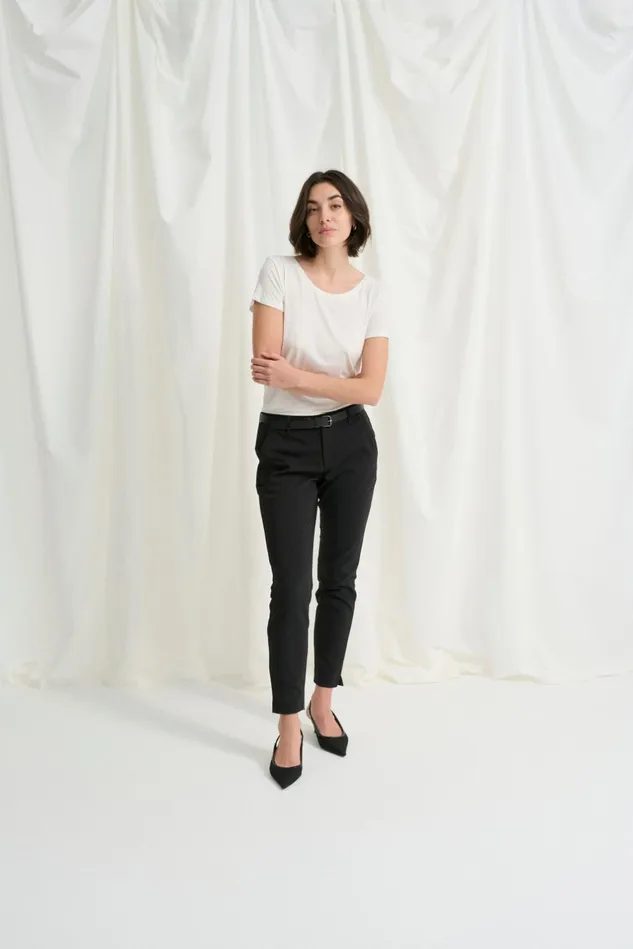 Tops and TShirts Women CULTURE CUpoppy Tshirt Spring Gardenia