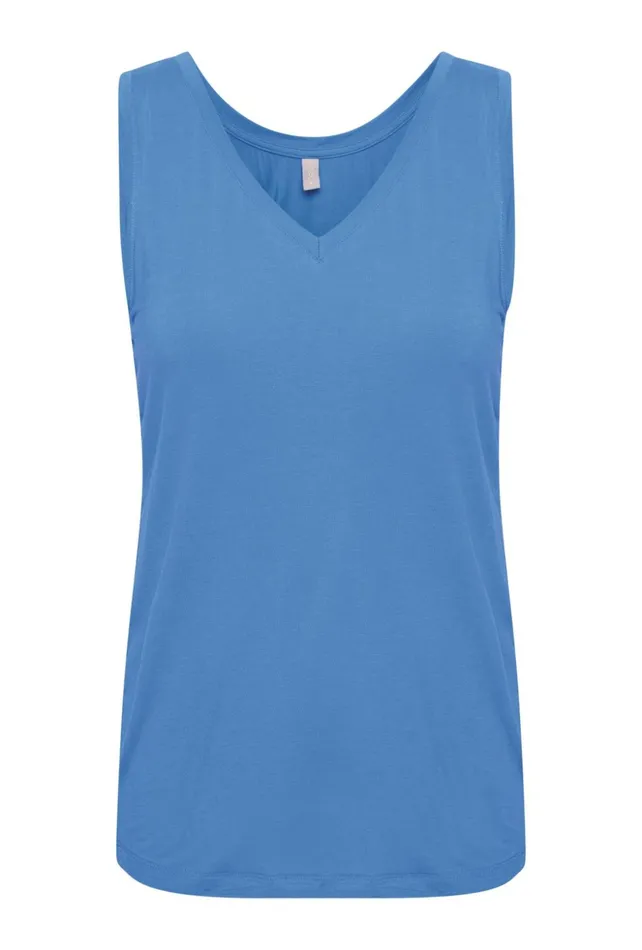 Tops and TShirts Women CULTURE CUpoppy Top Blue Bonnet