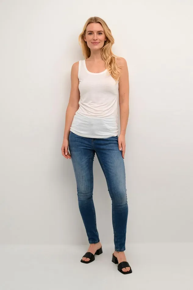 Tops and TShirts Women CULTURE CUpoppy Top Spring Gardenia