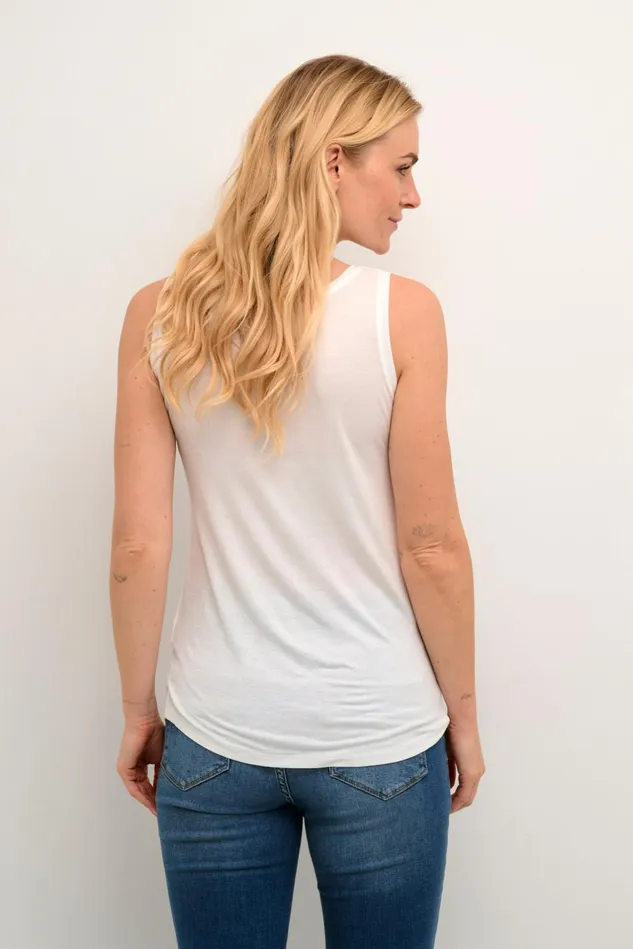 Tops and TShirts Women CULTURE CUpoppy Top Spring Gardenia