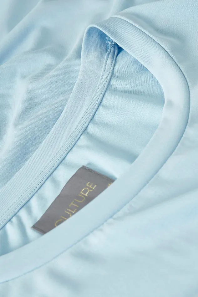 Tops and TShirts Women CULTURE Kajsa Tshirt Cashmere Blue