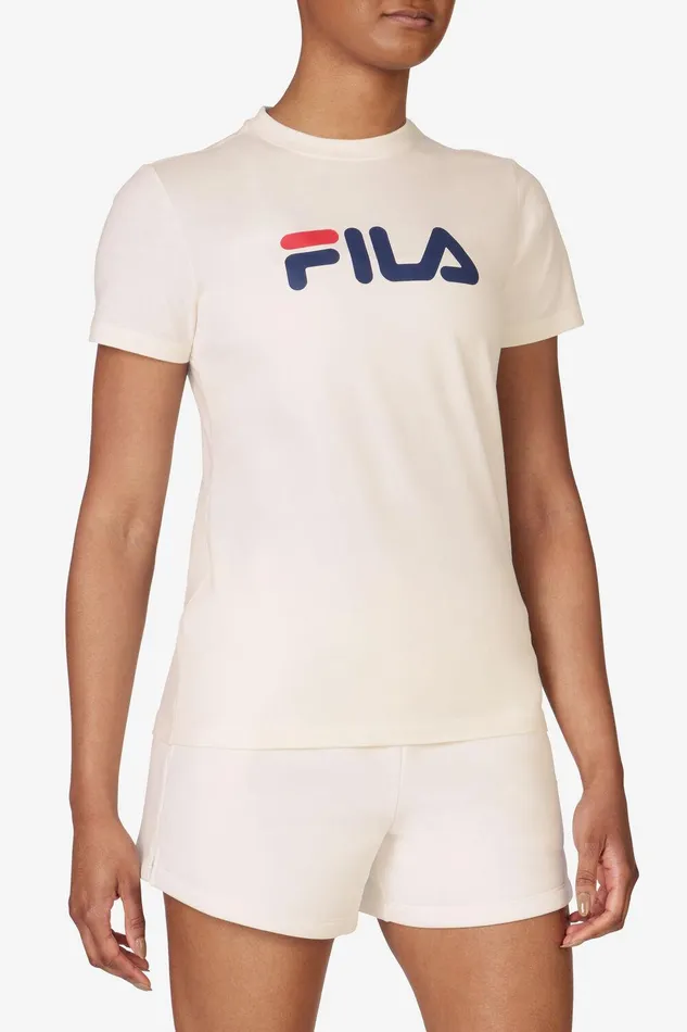 Tops and TShirts Women Fila Classic Fila Logo Tee