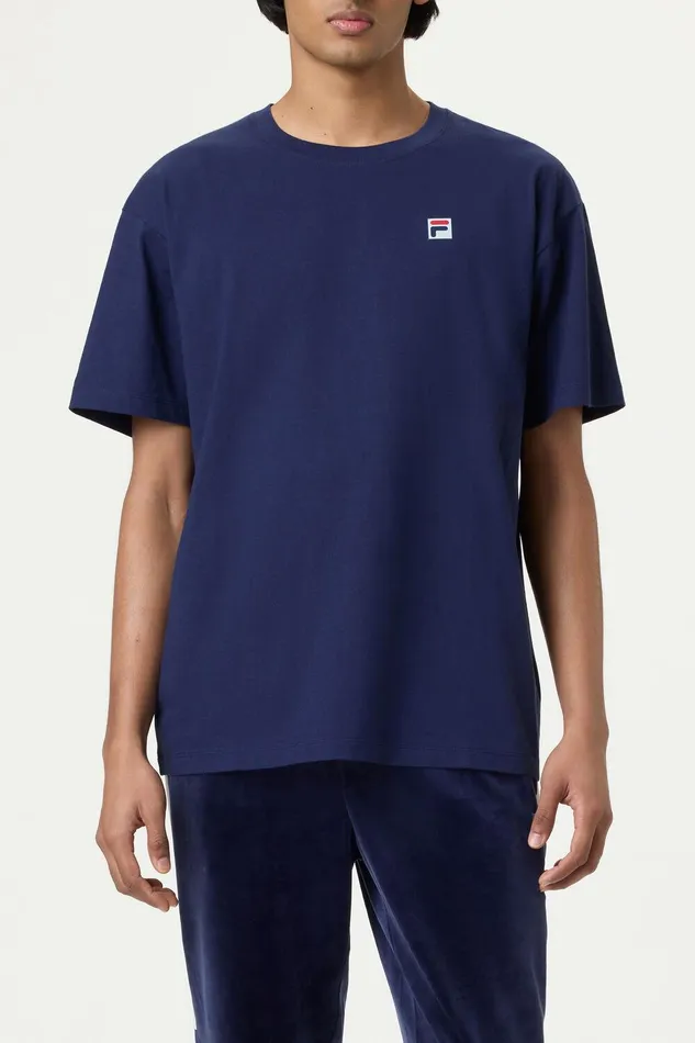 Tops and TShirts Women Fila Classic Relaxed Tee 400 Fila Navy Tops and TShirts Women Fila Classic Relaxed Tee 400 Fila Navy