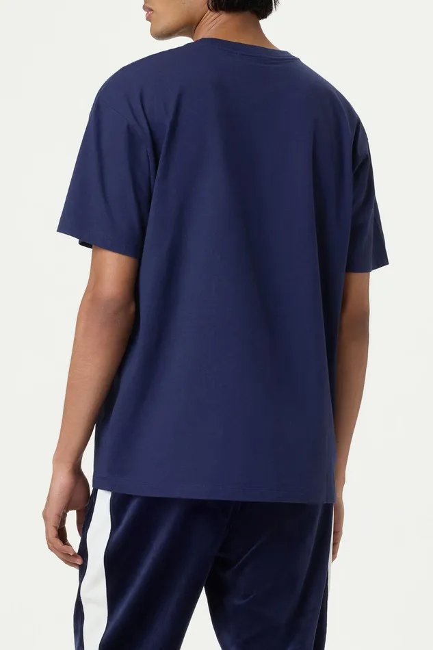 Tops and TShirts Women Fila Classic Relaxed Tee 400 Fila Navy Tops and TShirts Women Fila Classic Relaxed Tee 400 Fila Navy