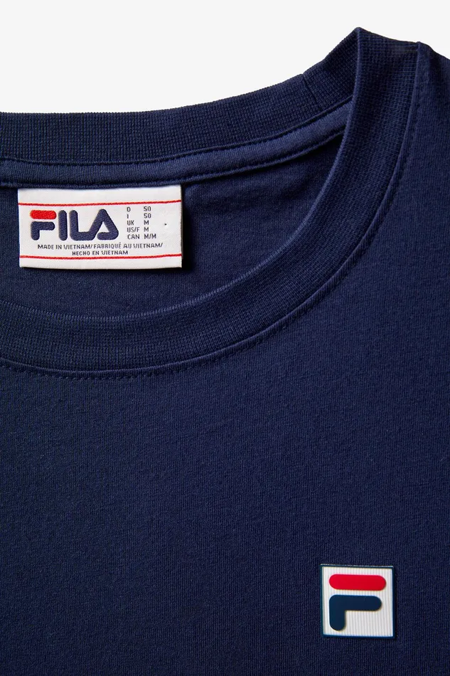 Tops and TShirts Women Fila Classic Relaxed Tee 400 Fila Navy Tops and TShirts Women Fila Classic Relaxed Tee 400 Fila Navy