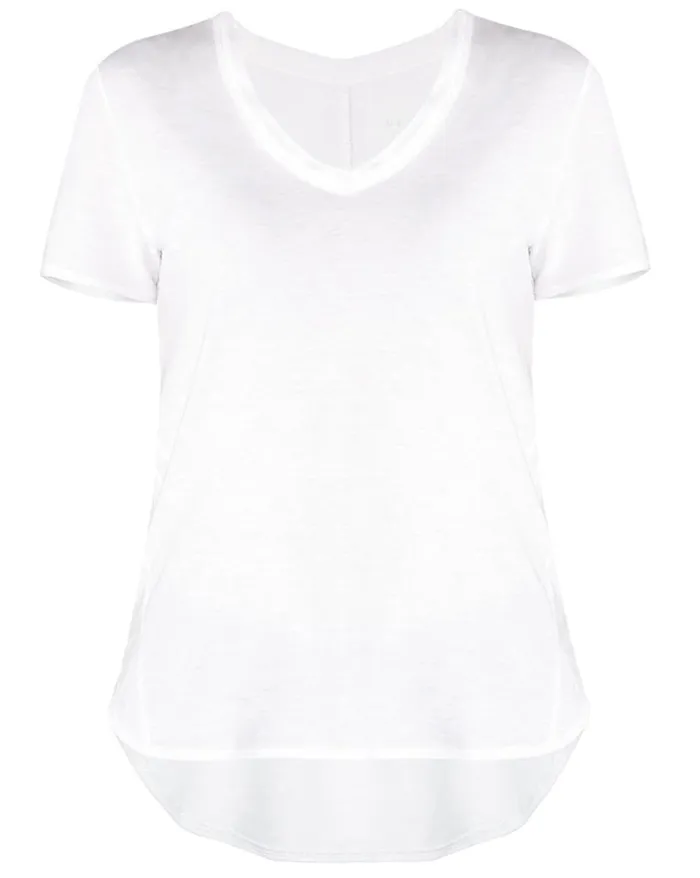Tops and Tees Shop Veronica Beard Cindy VNeck Tee White