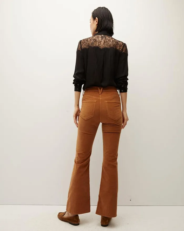 Tops and Tees Shop Veronica Beard Greer Lace ButtonDown Top Black