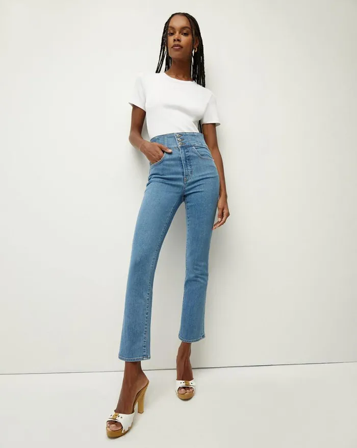 Tops and Tees Shop Veronica Beard Pruitt Ribbed Tee Black