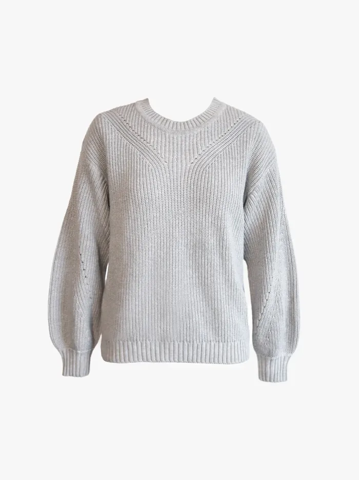 Tops Sarah Billow Sleeve Sweater French Lilac 8211 Able Women