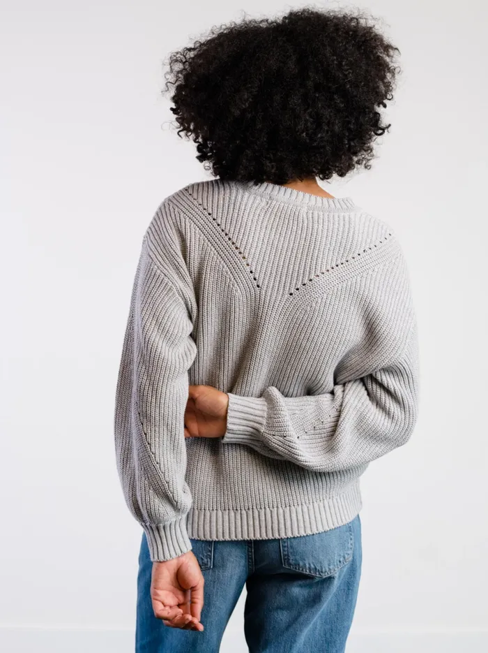 Tops Sarah Billow Sleeve Sweater French Lilac 8211 Able Women