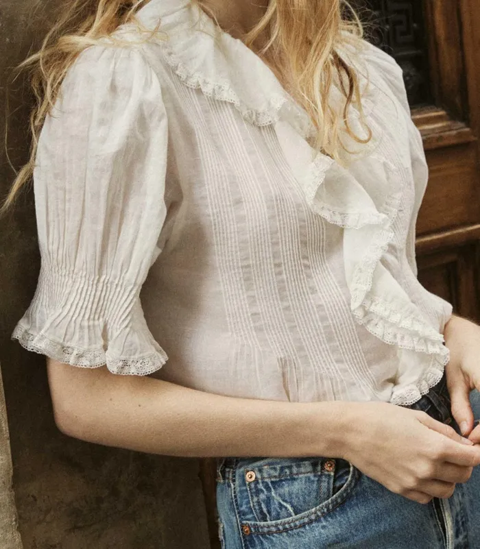 Tops Women DEN Henri Top Salt Tops Women DEN Henri Top Salt