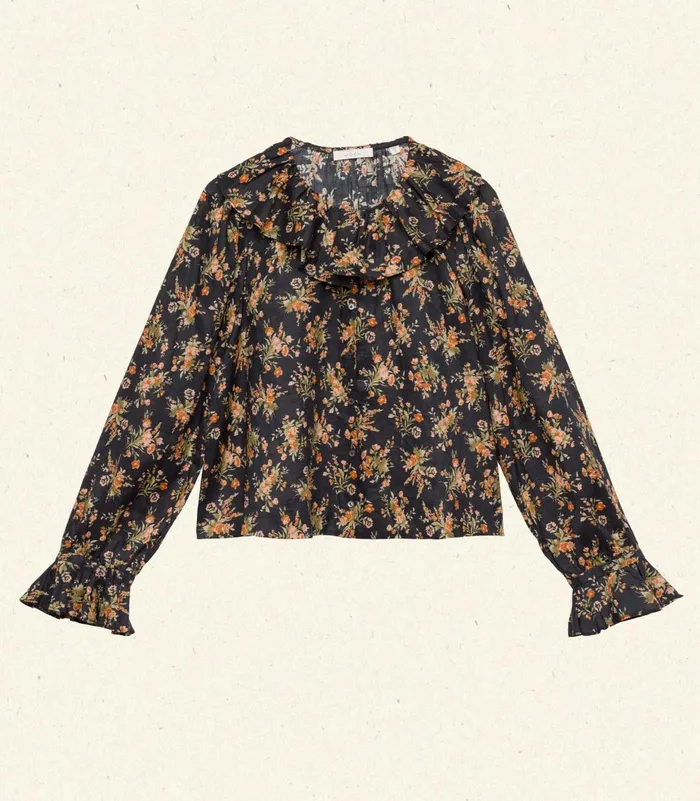 Tops Women DEN Jamie Top Foxglove Floral Tops Women DEN Jamie Top Foxglove Floral