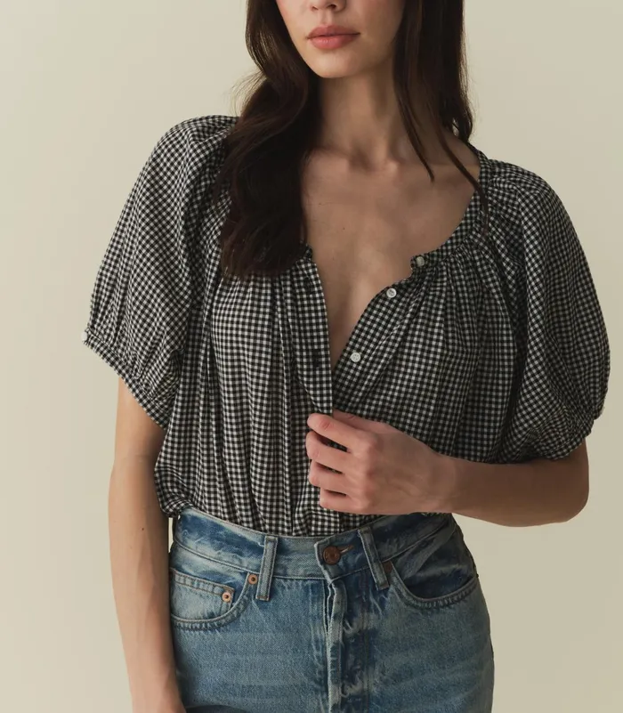 Tops Women DEN June Top La Maddalena Gingham