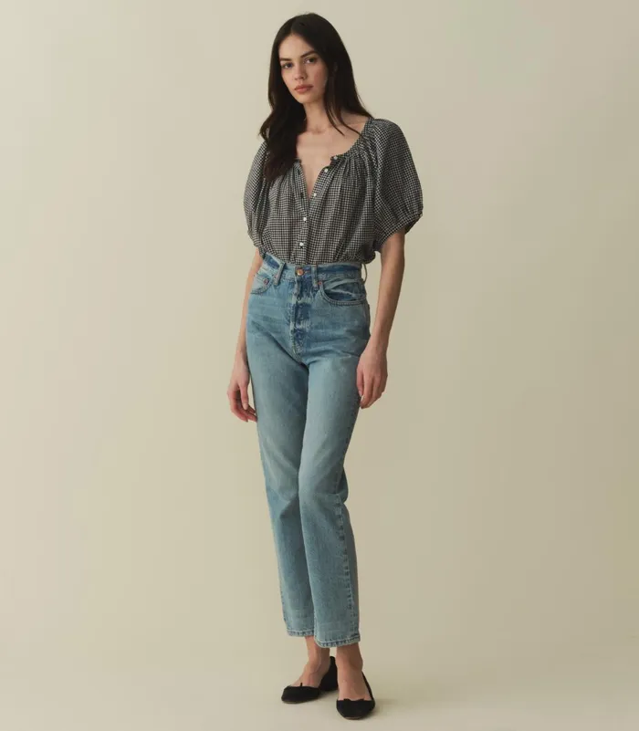 Tops Women DEN June Top La Maddalena Gingham Tops Women DEN June Top La Maddalena Gingham