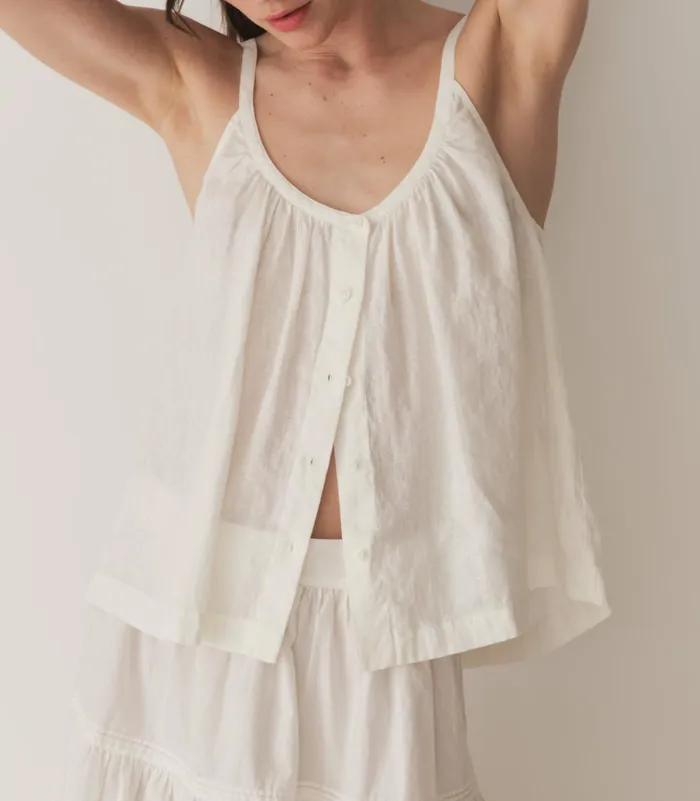 Tops Women DEN Nalina Linen Top Salt