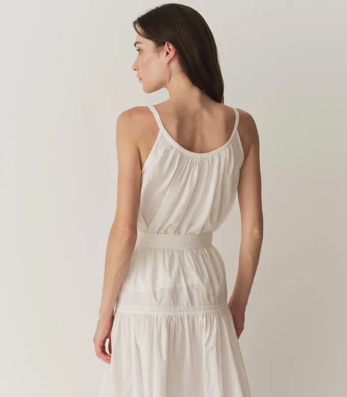 Tops Women DEN Nalina Linen Top Salt Tops Women DEN Nalina Linen Top Salt