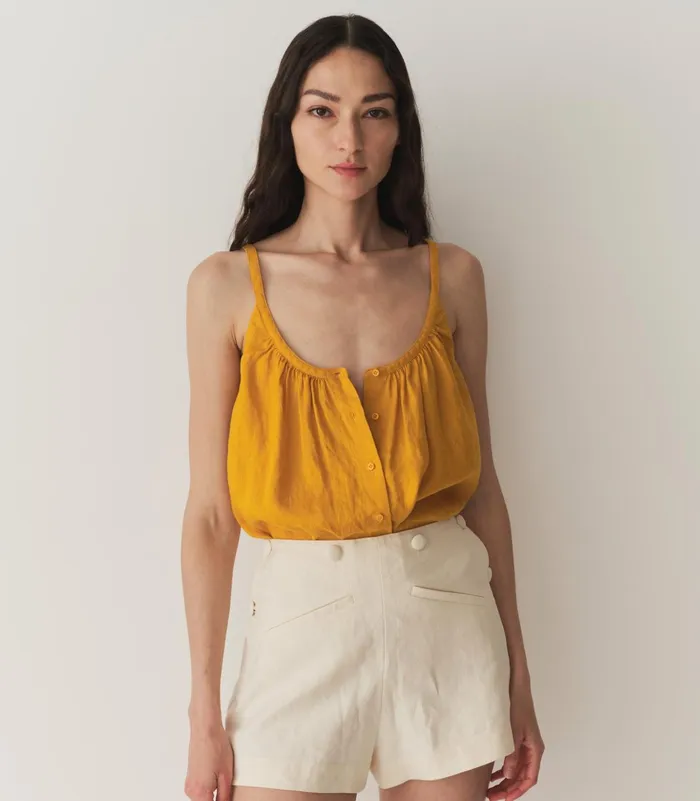 Tops Women DEN Nalina Linen Top Sunflower