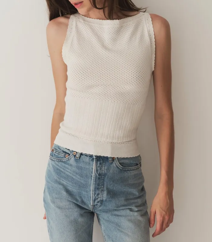 Tops Women DEN Nerida Top Ivory