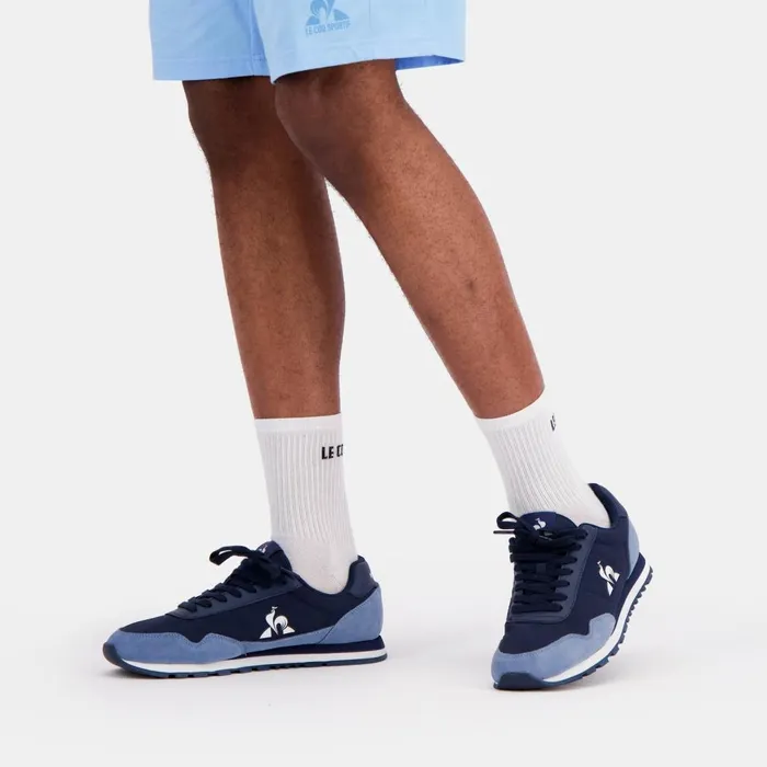 Trainers And Sneakers Men Le Coq Sportif Shoes ASTRA 2 Dress Blue Ashley Blue Trainers And Sneakers Men Le Coq Sportif Shoes ASTRA 2 Dress Blue Ashley Blue
