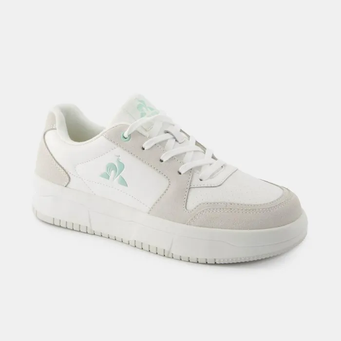 Trainers And Sneakers Women Le Coq Sportif Shoes LCS BILLIE Optical Whitemisty Jade