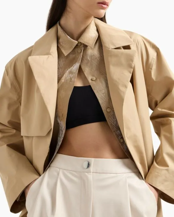 Trench Coats Camel Women Armani Outerwear Trench Coats Camel Women Armani Outerwear