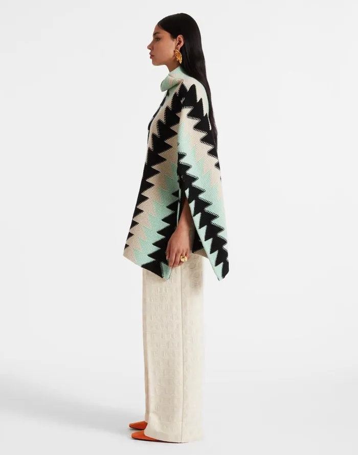 Trine Cape Mint Women La Double J Knitwear