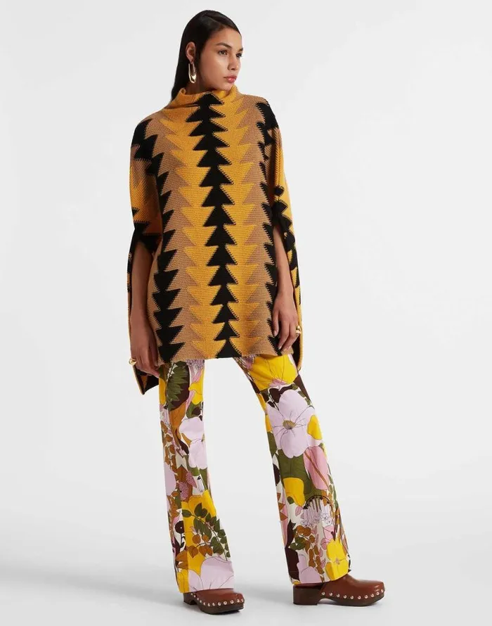 Trine Cape Yellow Women La Double J Knitwear Trine Cape Yellow Women La Double J Knitwear