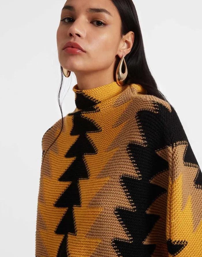Trine Cape Yellow Women La Double J Knitwear Trine Cape Yellow Women La Double J Knitwear