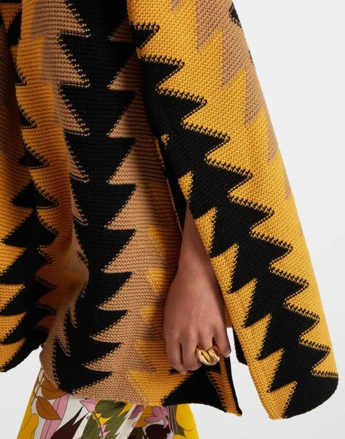 Trine Cape Yellow Women La Double J Knitwear Trine Cape Yellow Women La Double J Knitwear