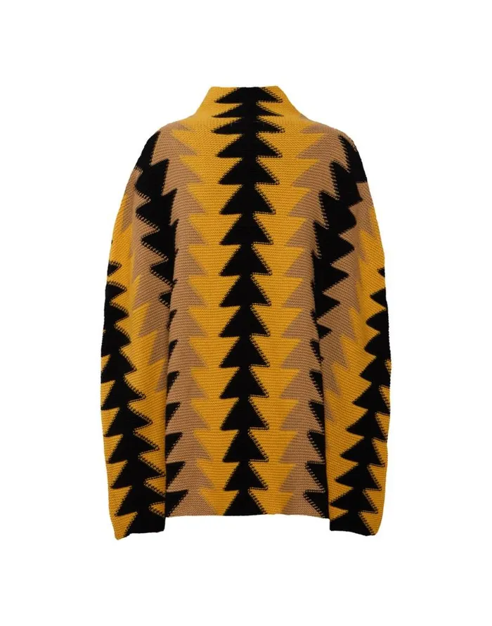Trine Cape Yellow Women La Double J Knitwear Trine Cape Yellow Women La Double J Knitwear