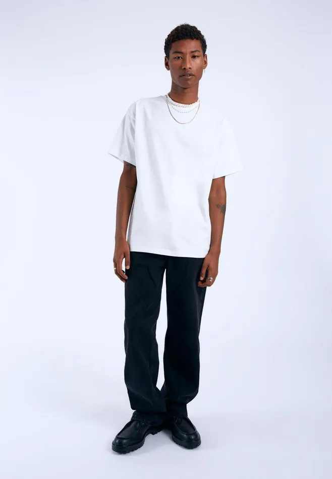 Trooper Tee 8211 White White Men Dr Denim Tees and Longsleeves