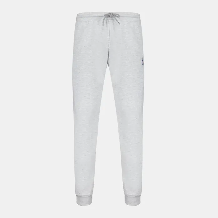 Trousers And Joggers Men Le Coq Sportif Essentiels Pantalon Regular Gris Chin Clair Homme