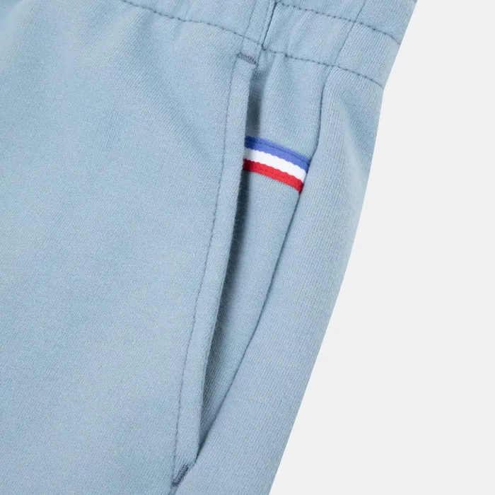Trousers Joggers And Shorts Women Le Coq Sportif Essentiels Short Femme Faded Denim