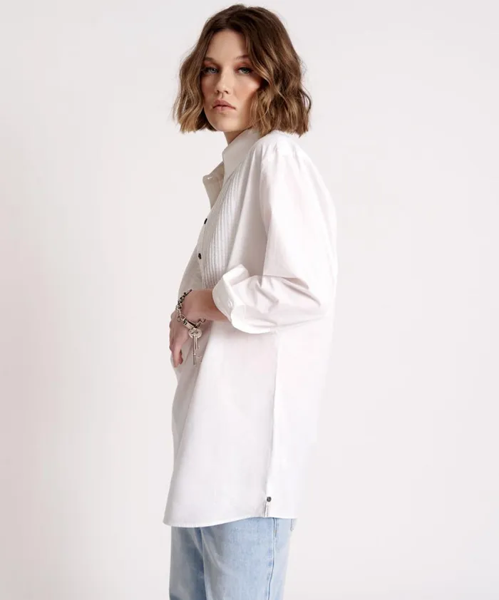 TUXEDO SHIRT DRESS Women One Teaspoon Mini Dresses