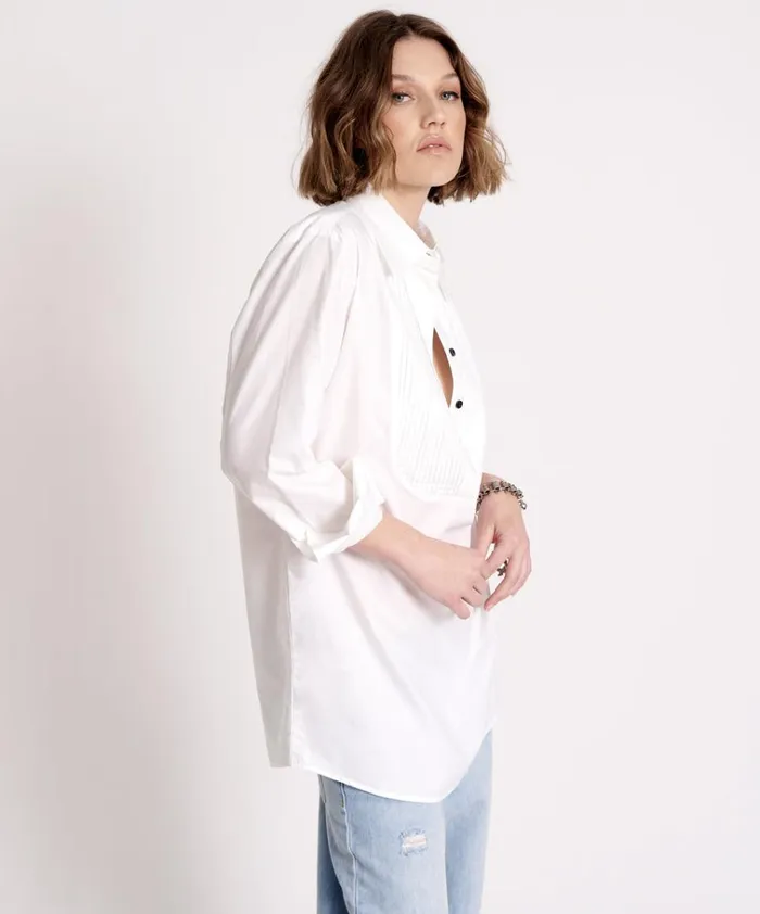 TUXEDO SHIRT DRESS Women One Teaspoon Mini Dresses