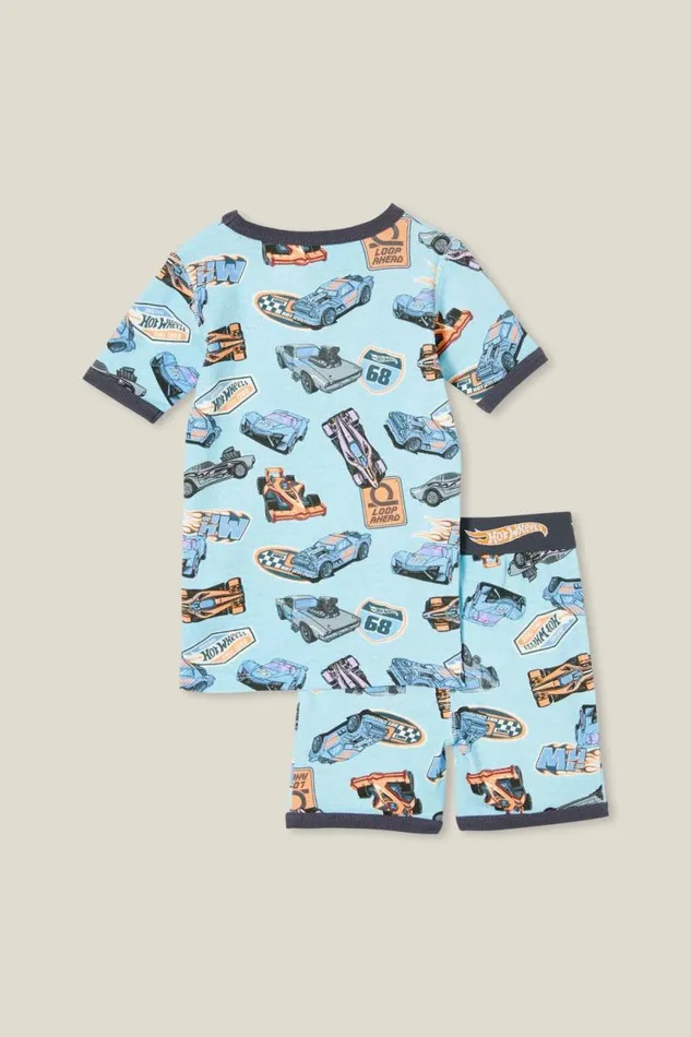 Tyler Short Sleeve Pyjama Set Licensed Lcn Mat Frosty Bluehot Wheels Fast Cars GirlsBoys Cotton On Sleepwear Tyler Short Sleeve Pyjama Set Licensed Lcn Mat Frosty Bluehot Wheels Fast Cars GirlsBoys Cotton On Sleepwear