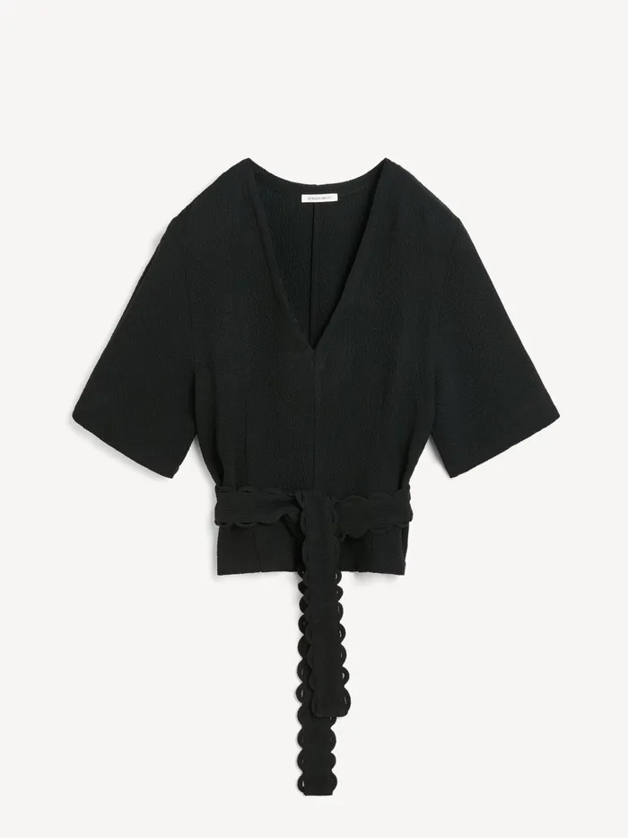 Ullas Blouse Black Women By Malene Birger Tops and Blouses
