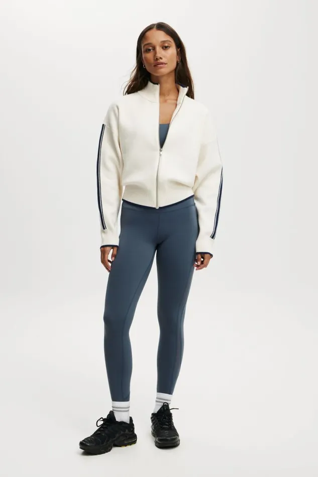 Ultra Luxe Mesh Panel 78 Tight Folkstone Grey Mesh Women Cotton On Pants
