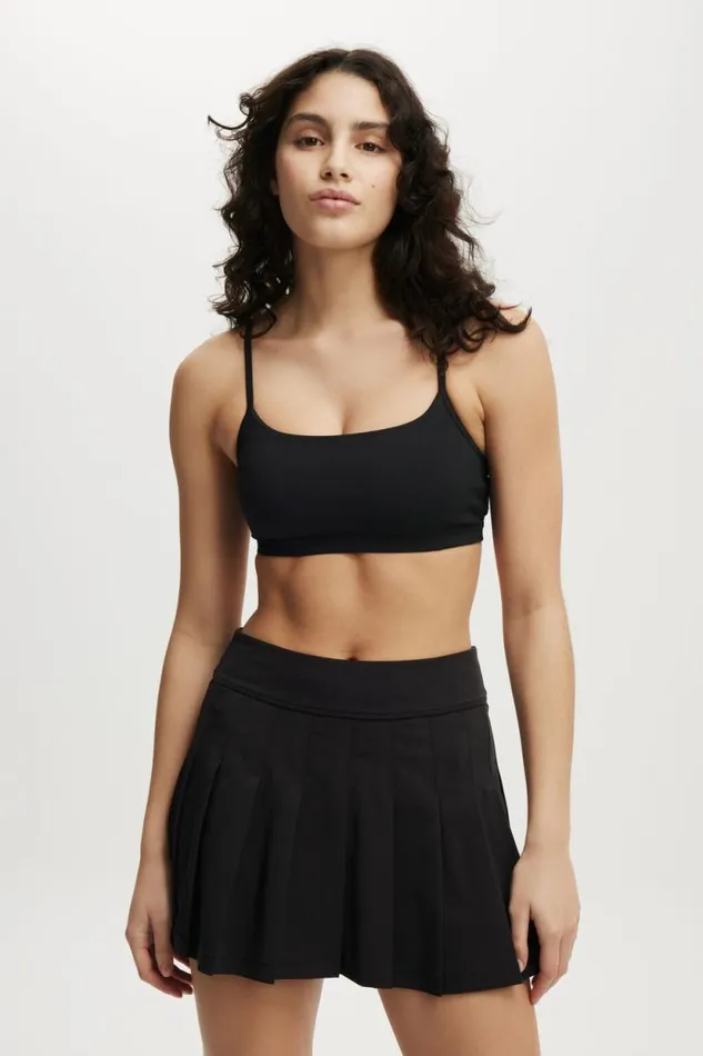 Ultra Soft Pleat Skirt Black Women Cotton On Shorts and Skirts