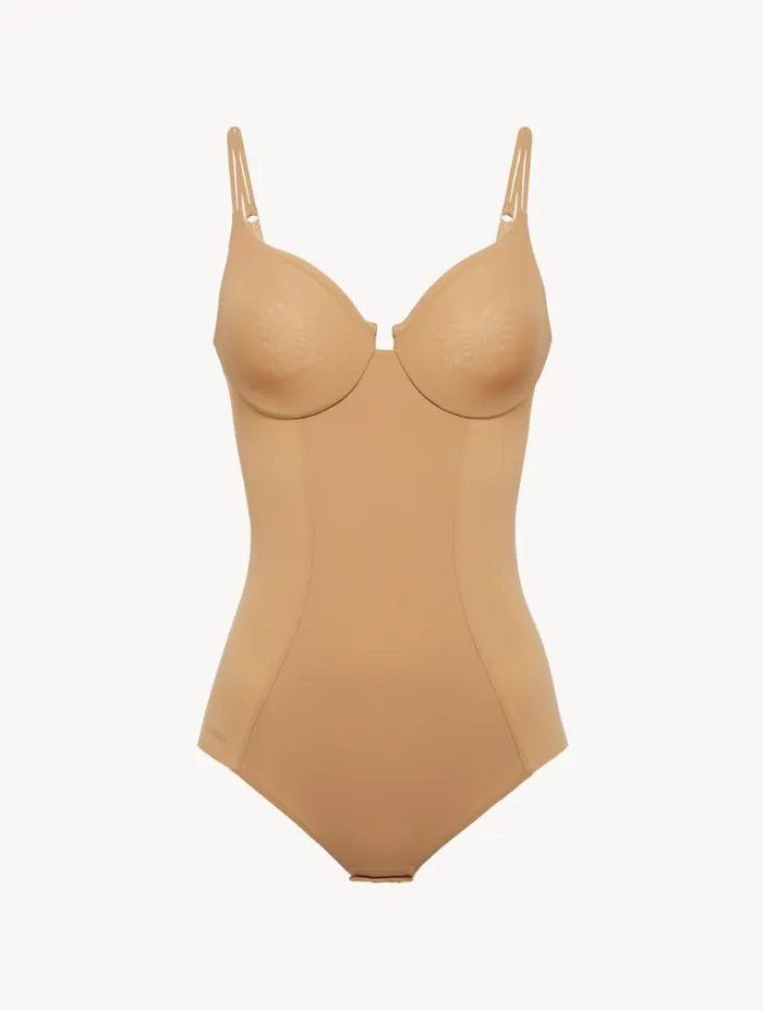 Underwired Bodysuit In Nude Lingerie La Perla Bodysuits and Bustiers