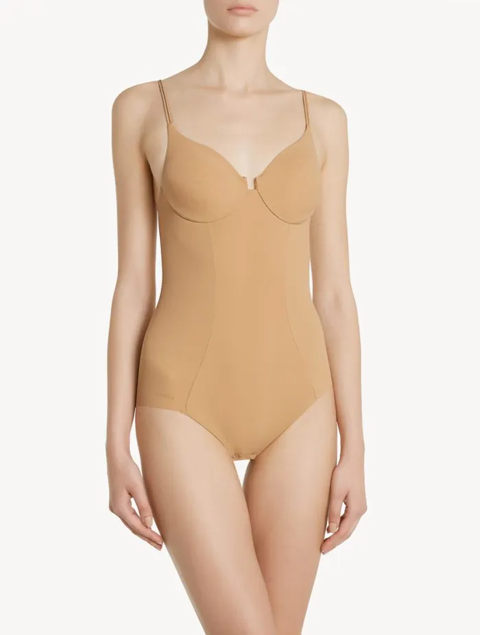 Underwired Bodysuit In Nude Lingerie La Perla Bodysuits and Bustiers Underwired Bodysuit In Nude Lingerie La Perla Bodysuits and Bustiers
