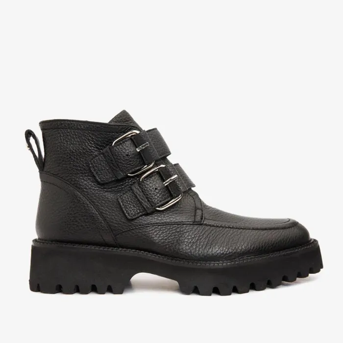 Vinci Leather Boots and Booties The Harry Black Leather Double Monk Ankle Boot 8211 Women Vinci Leather Boots and Booties The Harry Black Leather Double Monk Ankle Boot 8211 Women