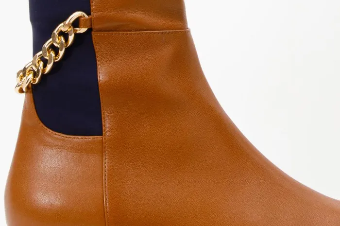 Vinci Leather Boots and Booties The Tallin Tan Leather Knee High Boot 8211 Women