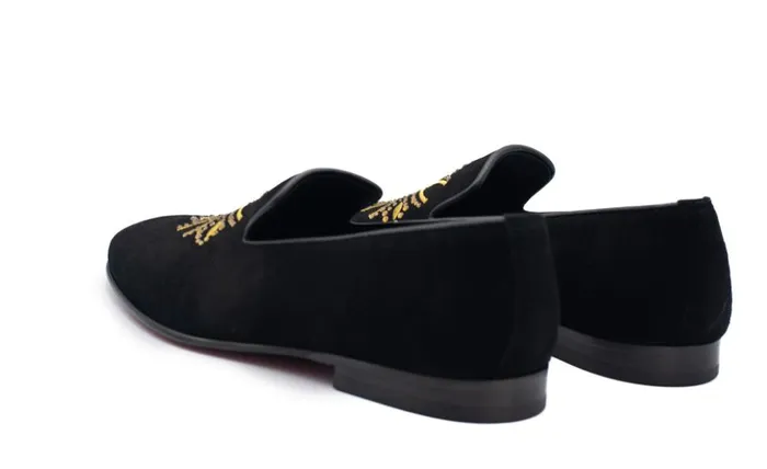 Vinci Leather Dress Shoes The Lazio Shoe Black Suede Slipon Loafer Shoe 8211 Men