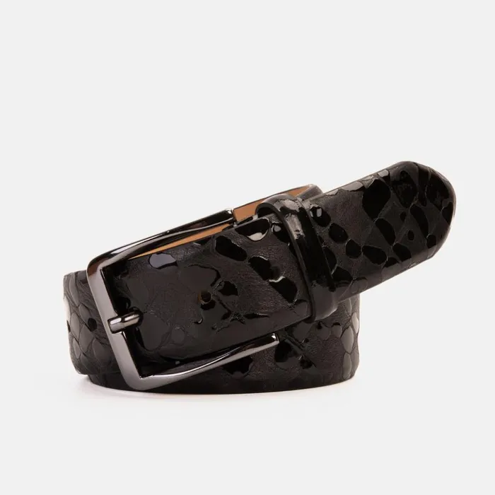 Vinci Leather Leather Belts The Arnold Black Leather Belt 8211 Men