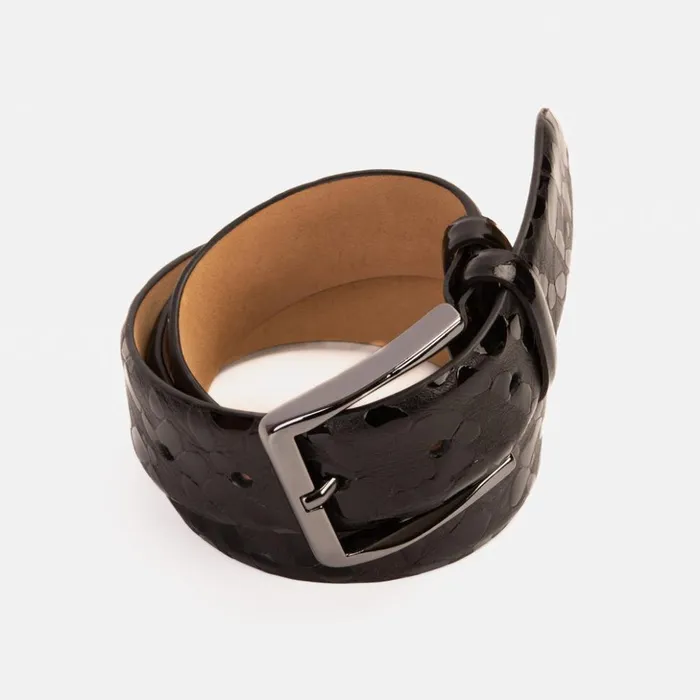 Vinci Leather Leather Belts The Arnold Black Leather Belt 8211 Men