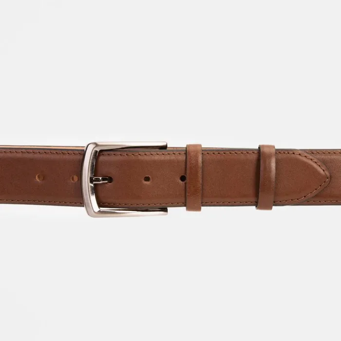 Vinci Leather Leather Belts The Bogota Brown Calfskin Belt 8211 Men